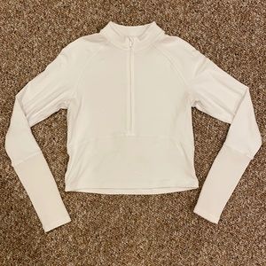lululemon cropped half zip